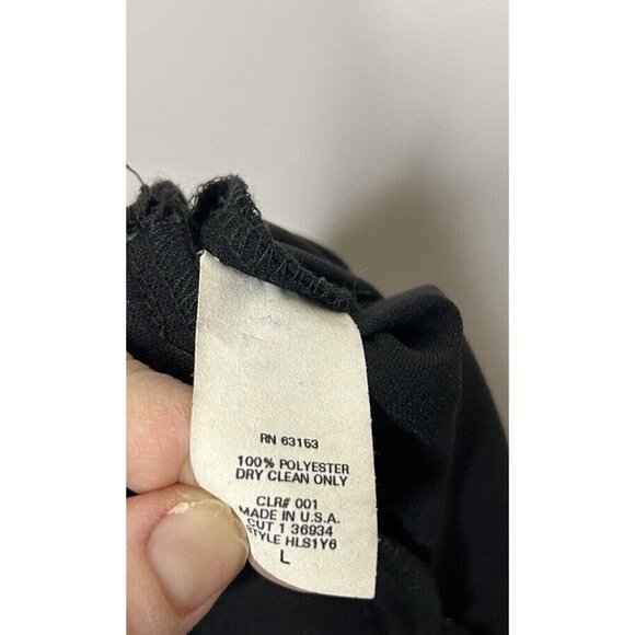 Rampage Womens 90s Y2K Vintage Prom Gown Strappy Layered Black Size Large NWT - Picture 11 of 11